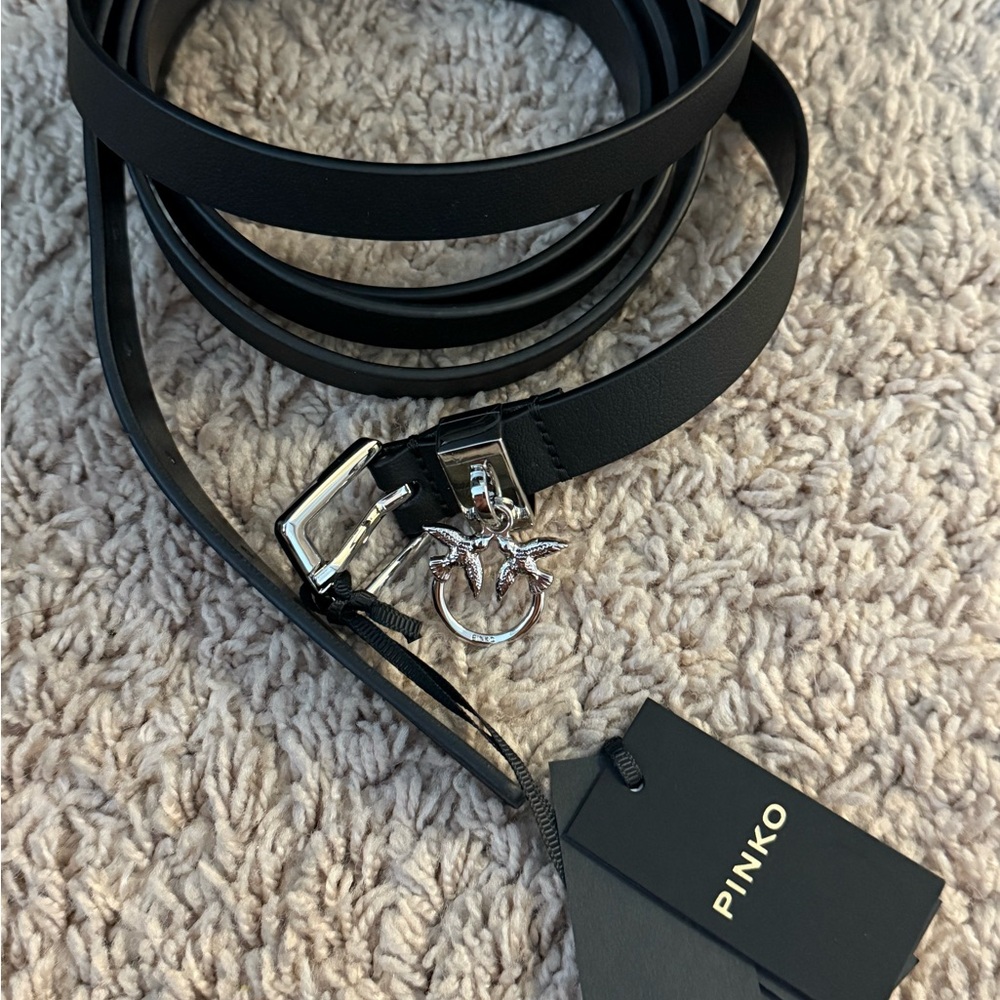 Pinko Black Elegant Belt